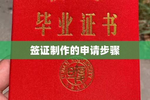 金东签证制作的申请步骤